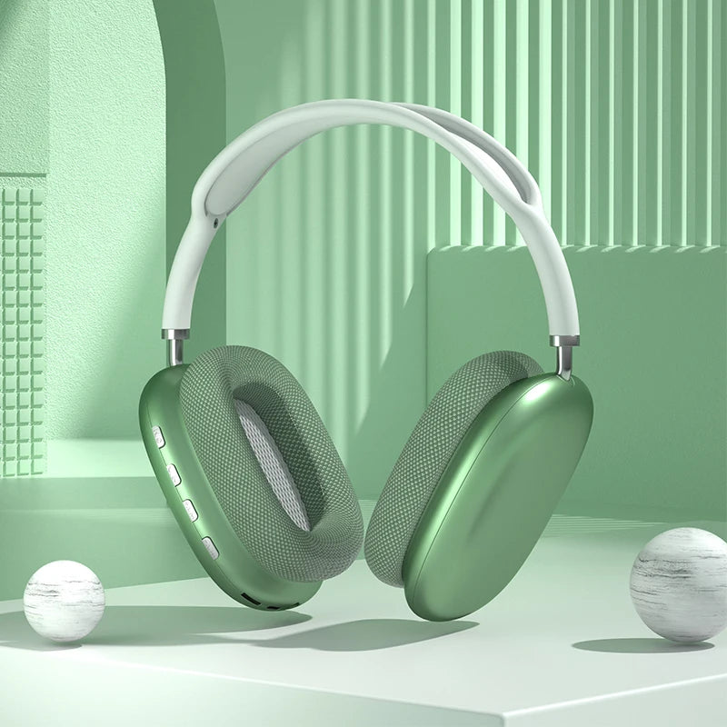 Air Pro Max Wireless Bluetooth Earphones Headphones Headset Sports Gaming TF Card Slot Headset Noise Cancelling Headphone