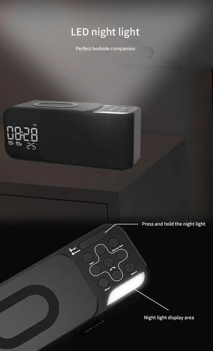 3in1 wireless charger innovative products 2023 bt speaker with night light