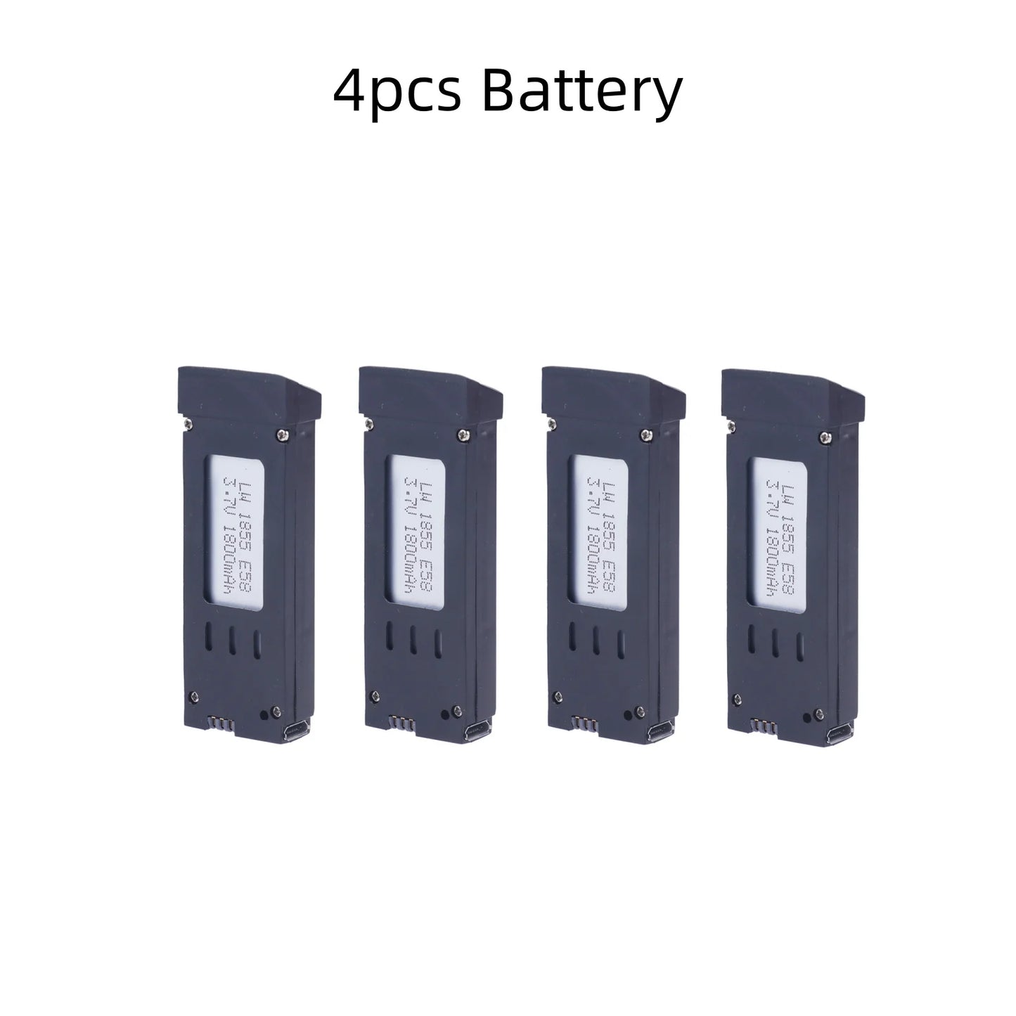 3.7V 1800mAh Lithium Battery Compatible with  E58 S168 JY019 S168 Quadcopter Spare Parts