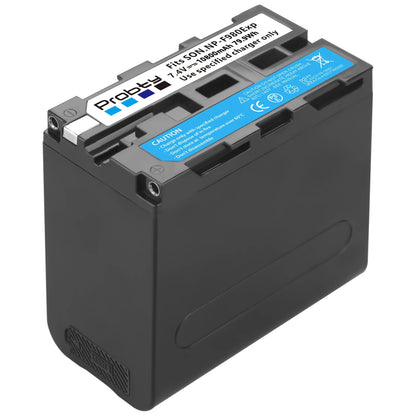 USB input charge 10800mAh NP-F970 NP-F980 F960 F970 Battery power LED Power bank Indicator for Sony F960 F550  F750 F770 MC1500C