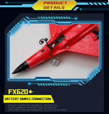 2.4G RC Plane SU35 Aircraft Remote Control Flying Model Glider EPP Foam With LED Lights Toys For Children Airplane Gifts