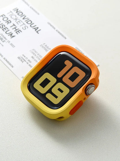 2024 New Bumper Soft Silicone Case For Apple Watch 9 8 7 6 SE 5 Sport Anti-drop Matte Cover For iwatch 49mm 41mm 40mm 44mm 45 mm