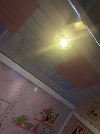 1Pc Dollhouse Miniature Lighting Park Simulation Street Light Ceiling Lamp Model Furniture Accessories For Doll House Decor Toys